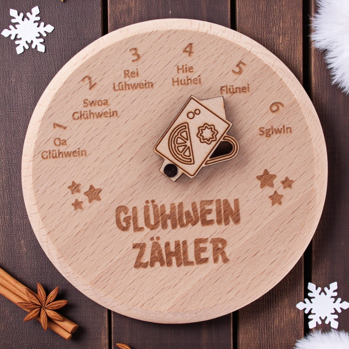 Tassendeckel "Glühweinzähler" - meinherzschlag.de