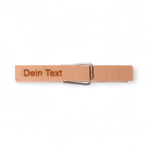 Glupperl/Wäscheklammer "Farbig" mit Logo + Gravur - meinherzschlag.de