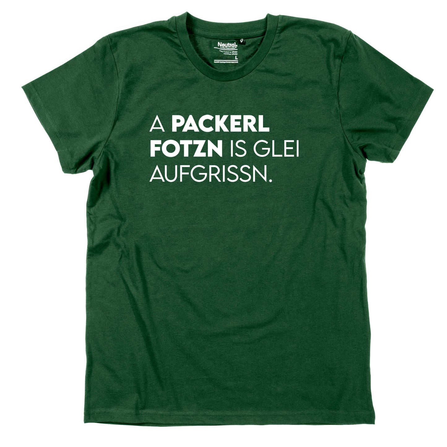 Herren - Shirt "A Packerl" - meinherzschlag.de