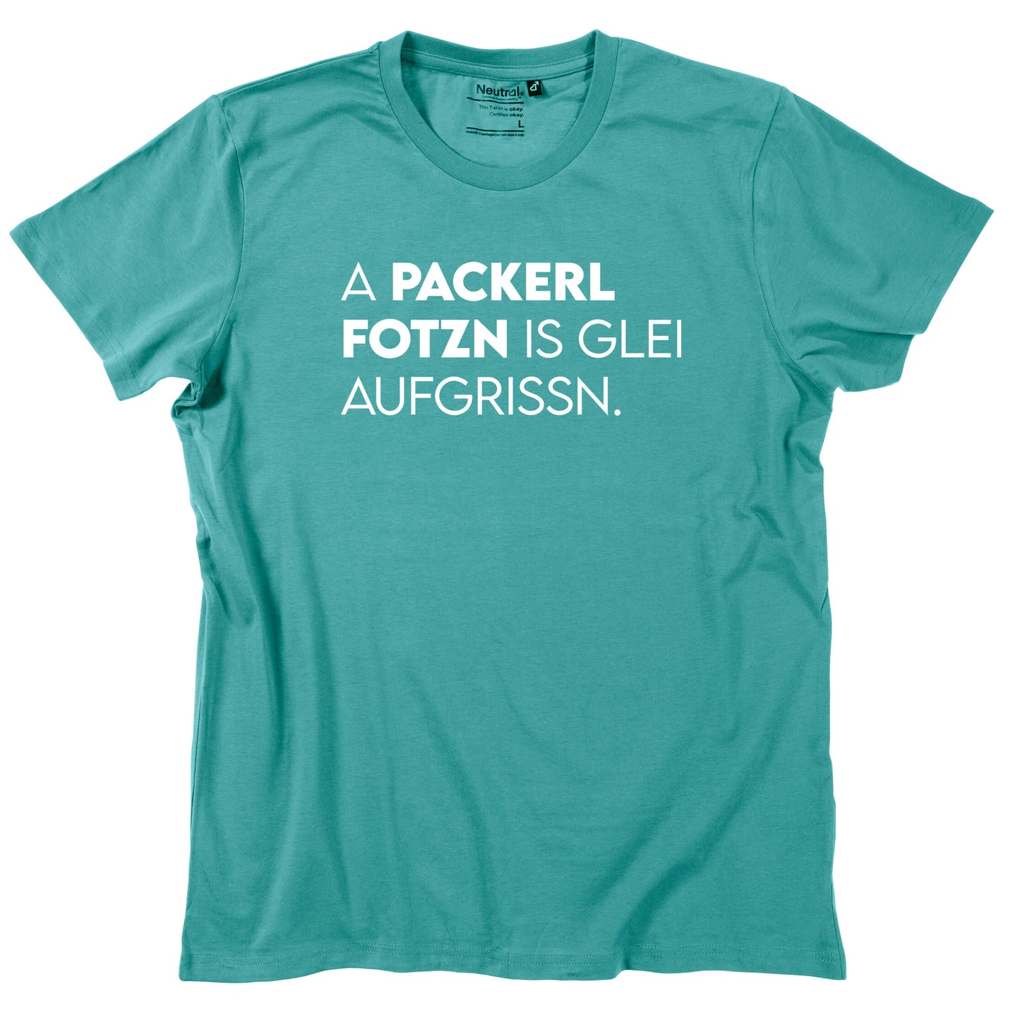 Herren - Shirt "A Packerl" - meinherzschlag.de