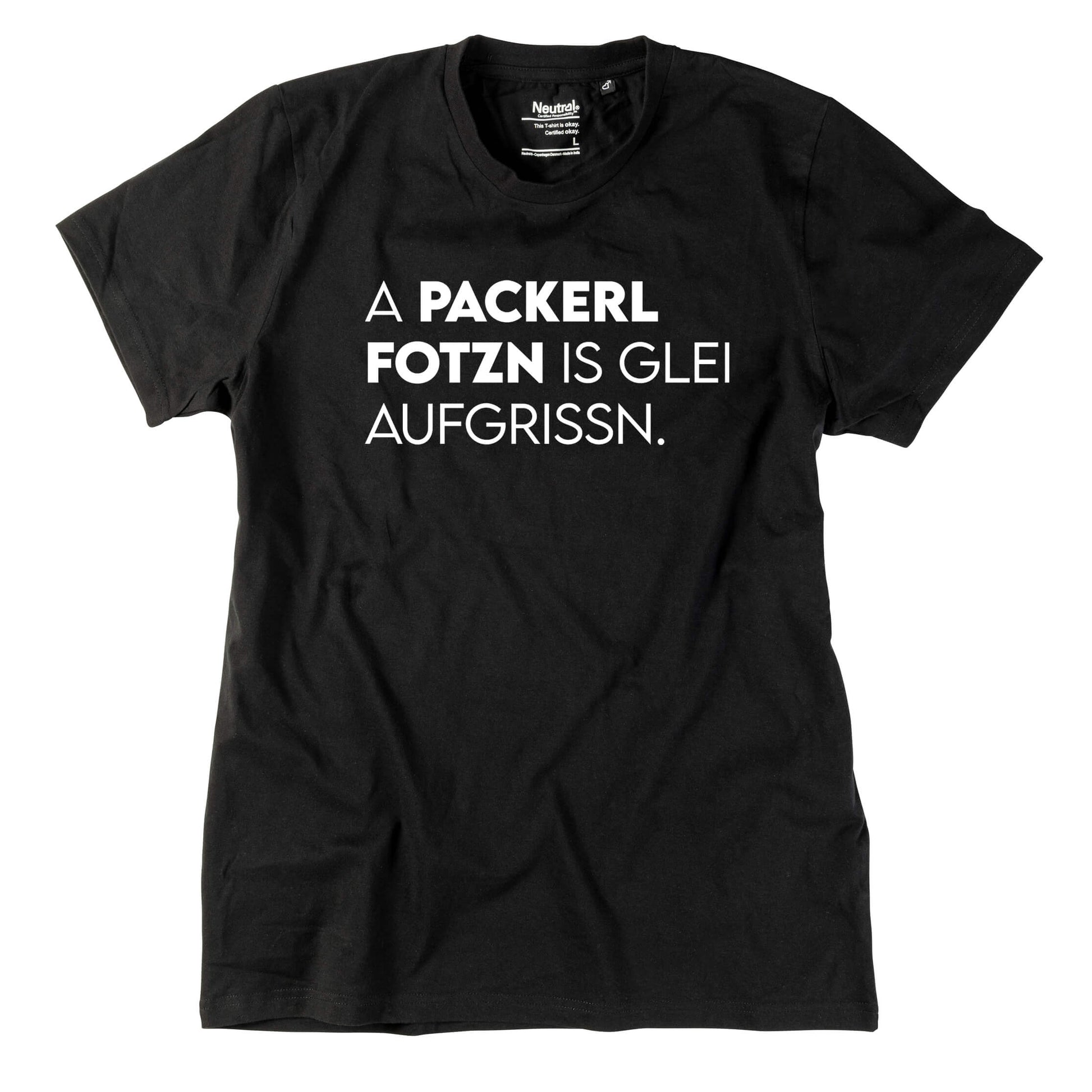 Herren - Shirt "A Packerl" - meinherzschlag.de