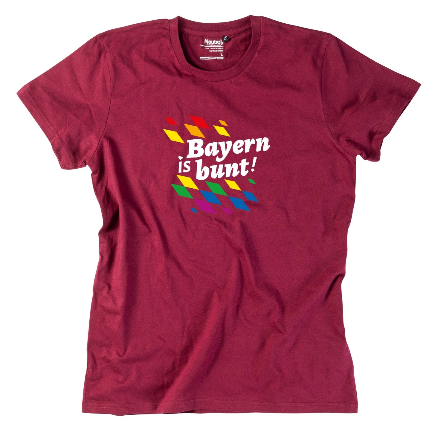 Herren - Shirt "Bayern is bunt!" - meinherzschlag.de