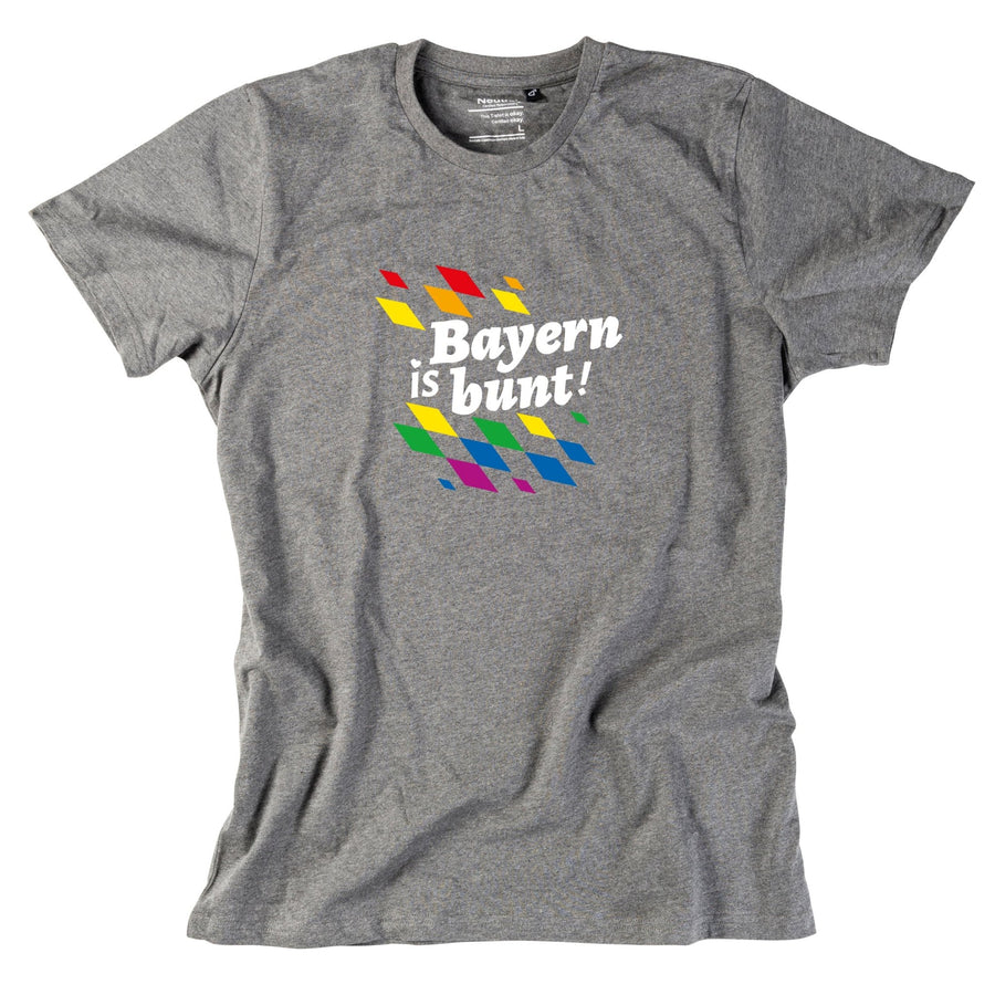Herren - Shirt "Bayern is bunt!" - meinherzschlag.de