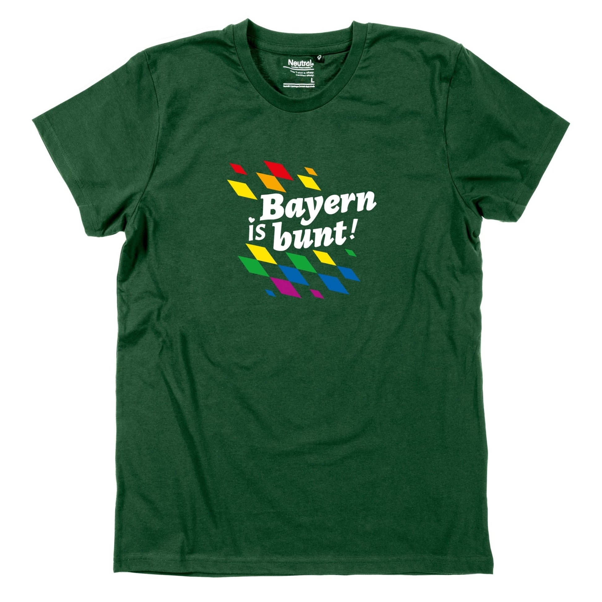 Herren - Shirt "Bayern is bunt!" - meinherzschlag.de