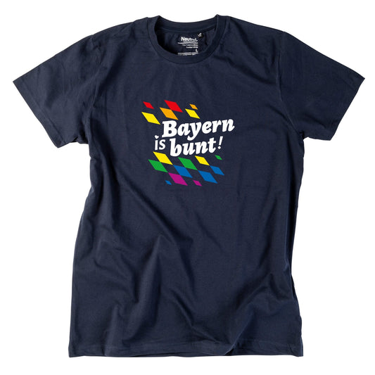 Herren - Shirt "Bayern is bunt!" - meinherzschlag.de