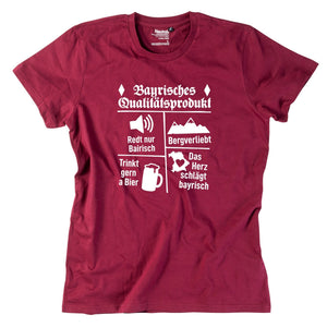 Herren - Shirt "Bayrisches Qualitätsprodukt" - meinherzschlag.de