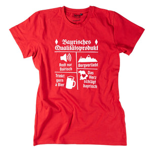 Herren - Shirt "Bayrisches Qualitätsprodukt" - meinherzschlag.de