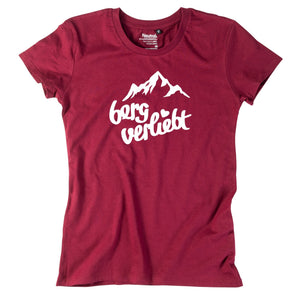 Damen - Shirt "bergverliebt ❤" - meinherzschlag.de