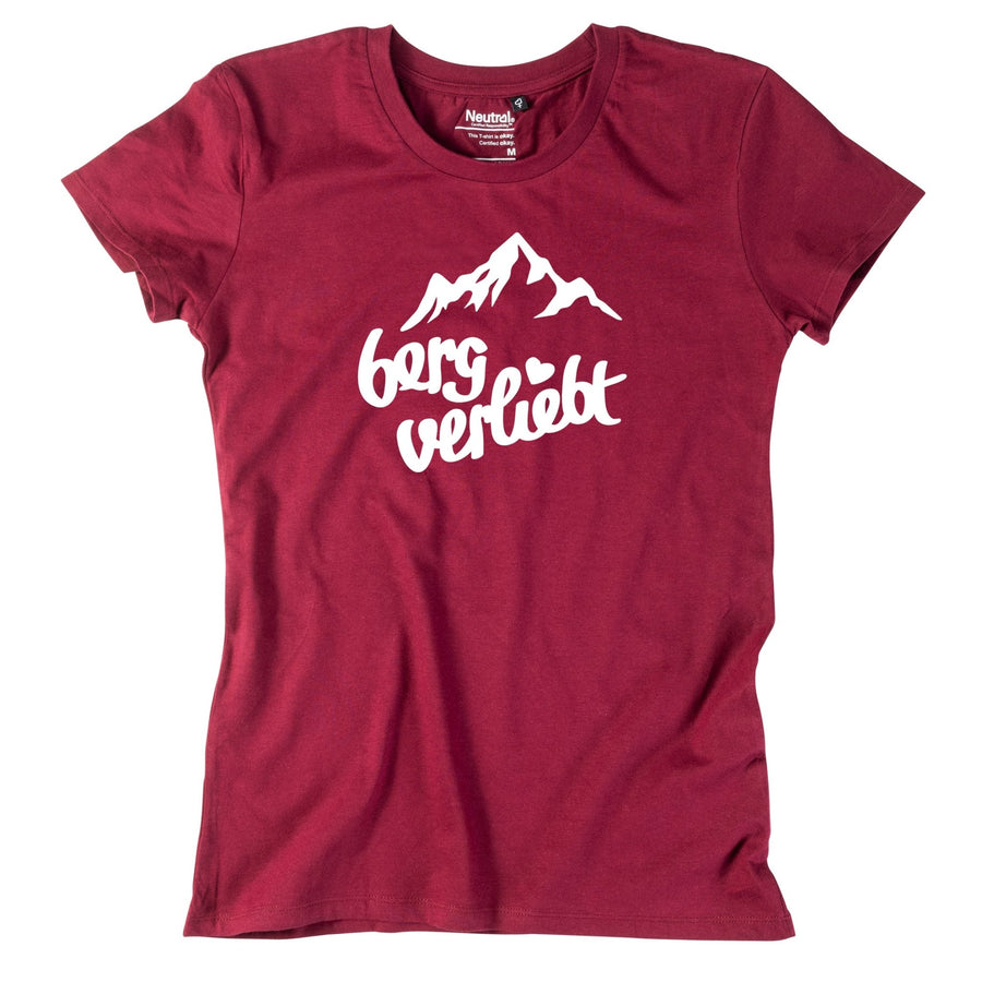 Damen - Shirt "bergverliebt ❤" - meinherzschlag.de