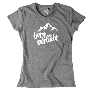 Damen - Shirt "bergverliebt ❤" - meinherzschlag.de