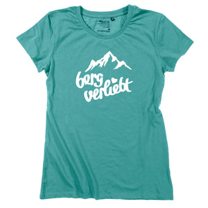 Damen - Shirt "bergverliebt ❤" - meinherzschlag.de