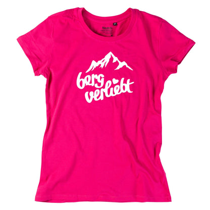 Damen - Shirt "bergverliebt ❤" - meinherzschlag.de
