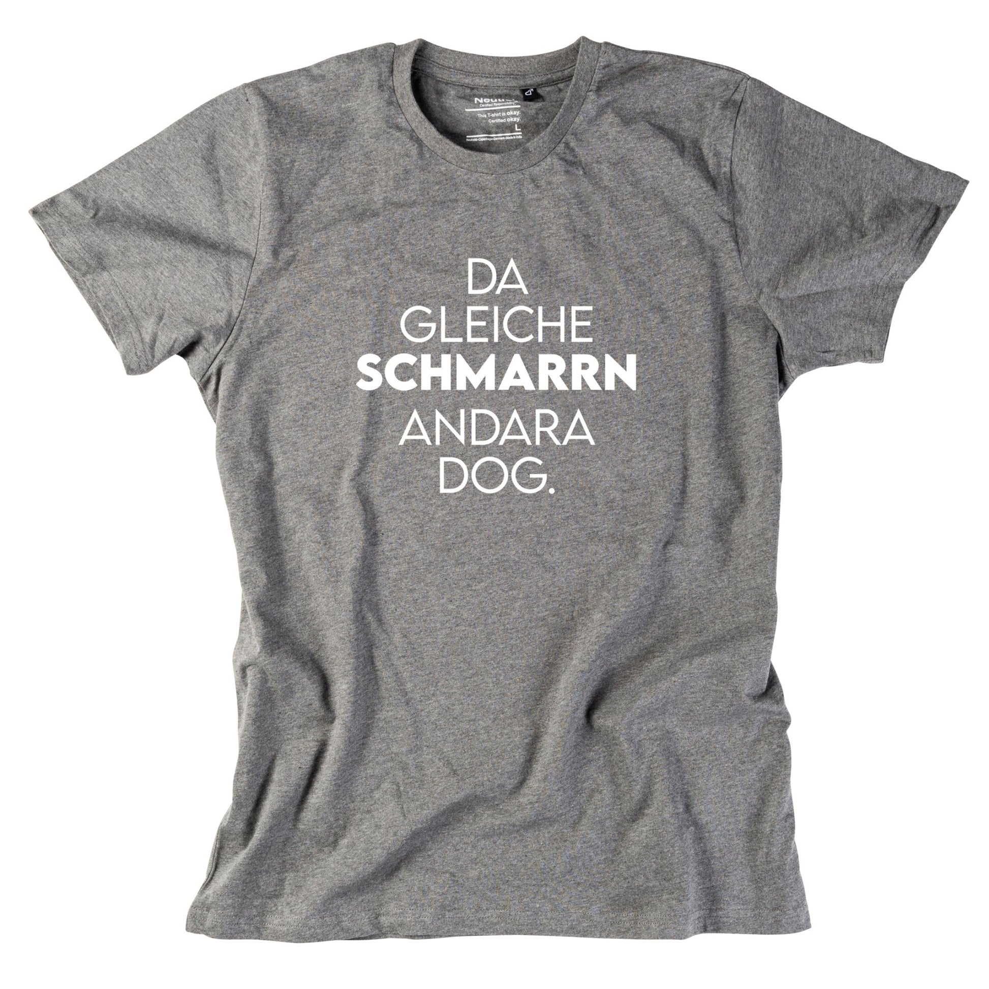 Herren - Shirt "Da gleiche Schmarrn" - meinherzschlag.de