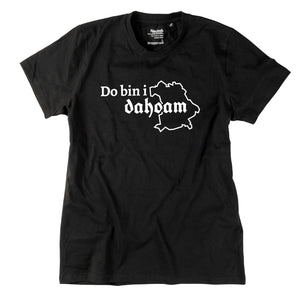 Herren - Shirt "Do bin i dahoam" - meinherzschlag.de