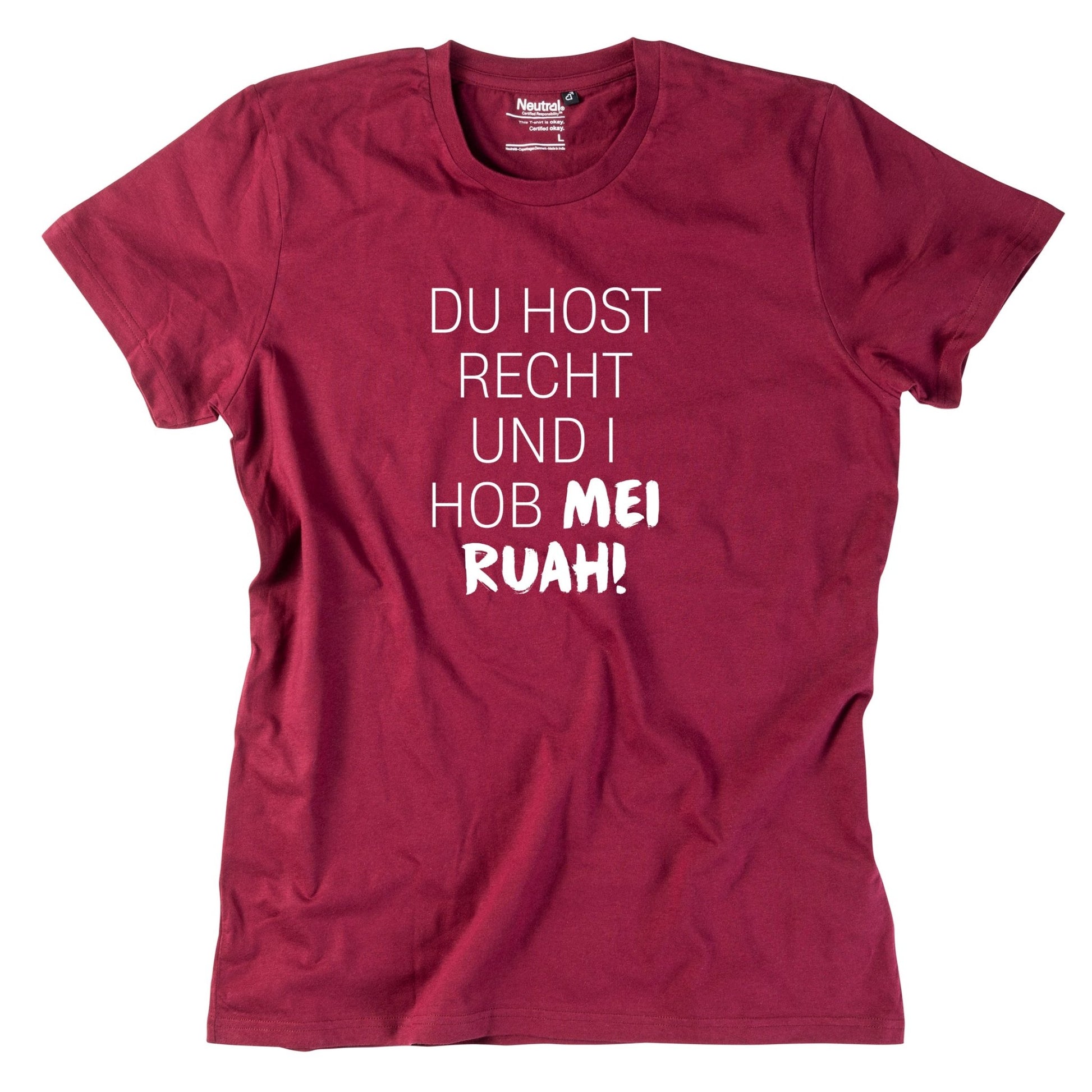 Herren - Shirt "Du host Recht!" - meinherzschlag.de