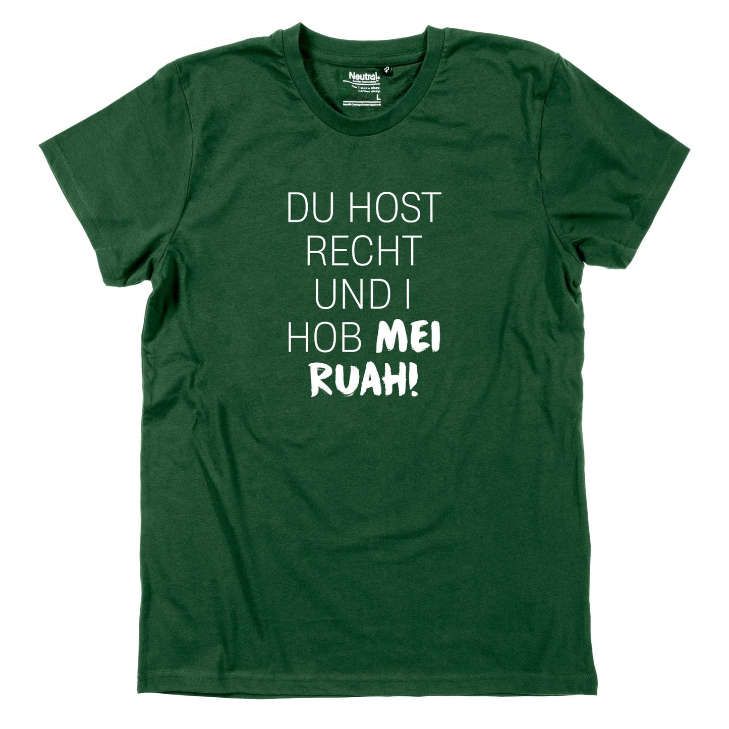 Herren - Shirt "Du host Recht!" - meinherzschlag.de