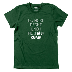 Herren - Shirt "Du host Recht!" - meinherzschlag.de