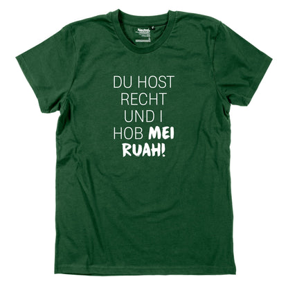 Herren - Shirt "Du host Recht!" - meinherzschlag.de