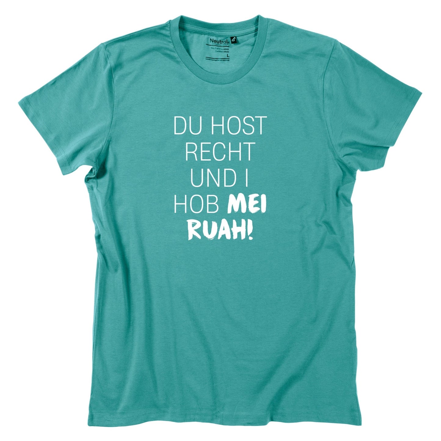 Herren - Shirt "Du host Recht!" - meinherzschlag.de