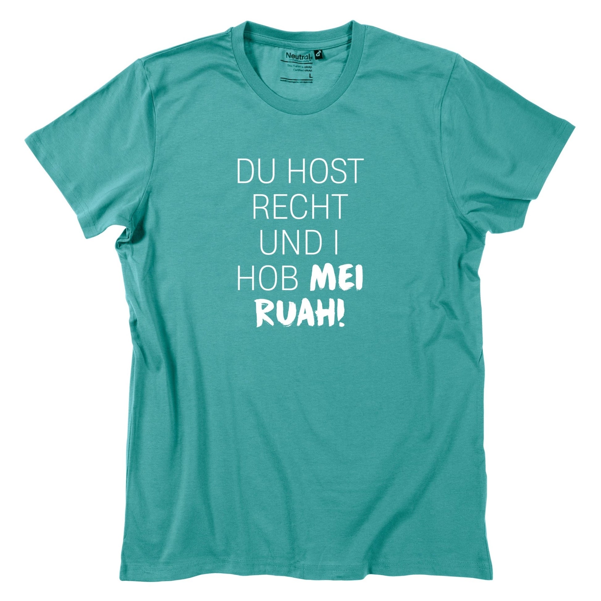 Herren - Shirt "Du host Recht!" - meinherzschlag.de