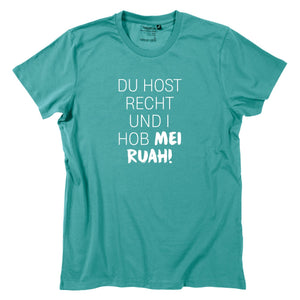 Herren - Shirt "Du host Recht!" - meinherzschlag.de