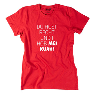Herren - Shirt "Du host Recht!" - meinherzschlag.de
