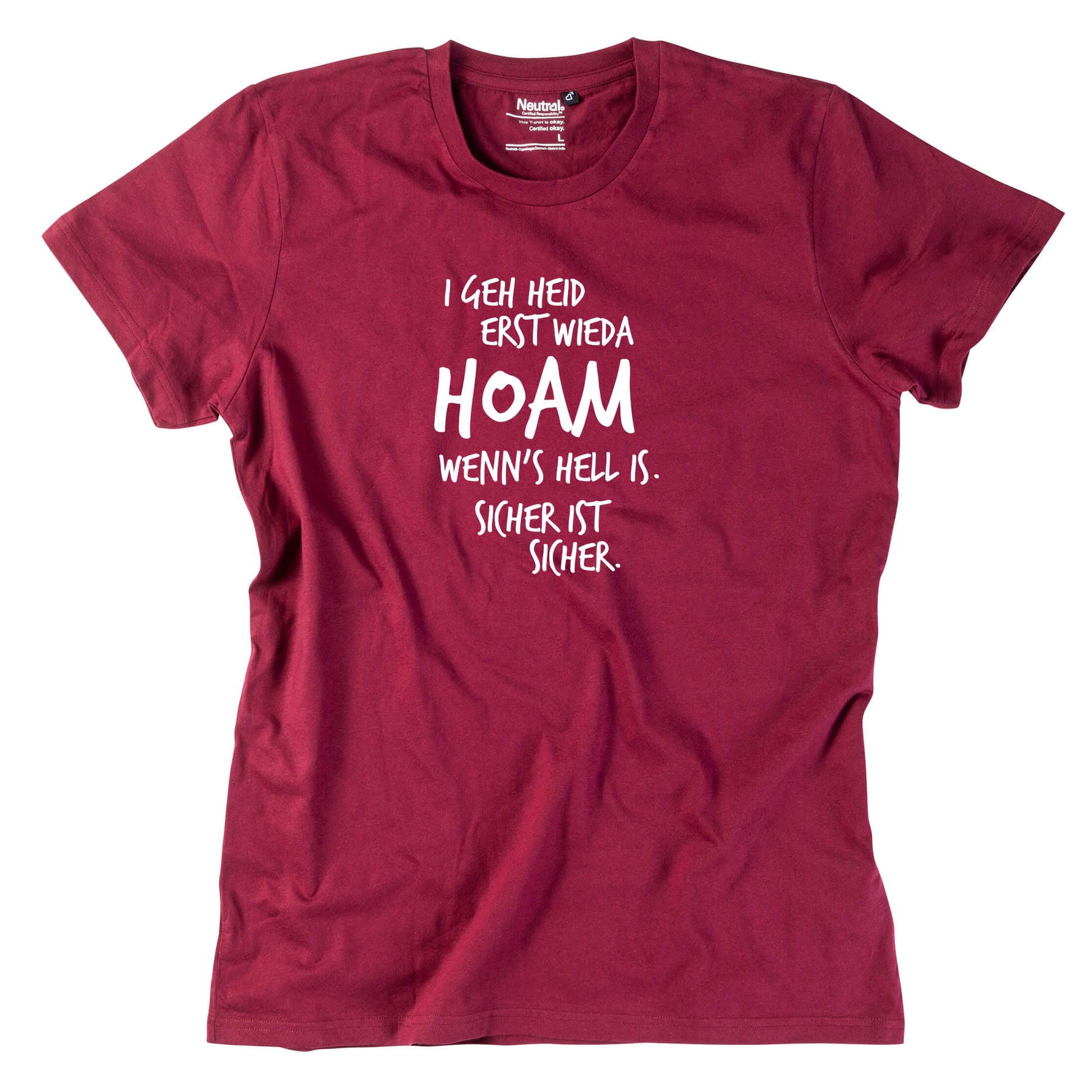 Herren - Shirt "Erst wieda HOAM" - meinherzschlag.de
