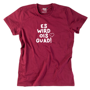 Herren-Shirt "Es wird ois guad" von meinherzschlag – Produktbild 8 von 8.