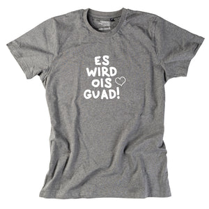 Herren-Shirt "Es wird ois guad" von meinherzschlag – Produktbild 7 von 8.