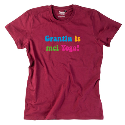 Herren - Shirt "Grantln is mei Yoga!" - meinherzschlag.de