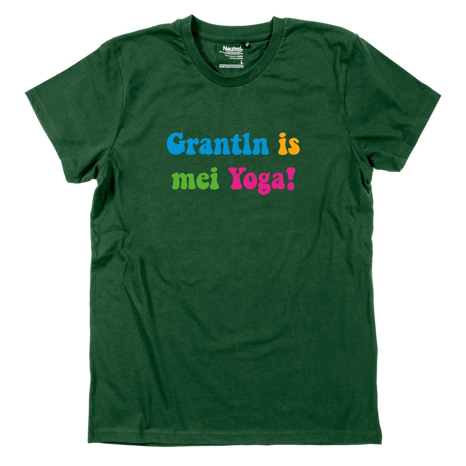 Herren - Shirt "Grantln is mei Yoga!" - meinherzschlag.de