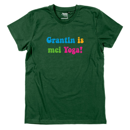 Herren - Shirt "Grantln is mei Yoga!" - meinherzschlag.de