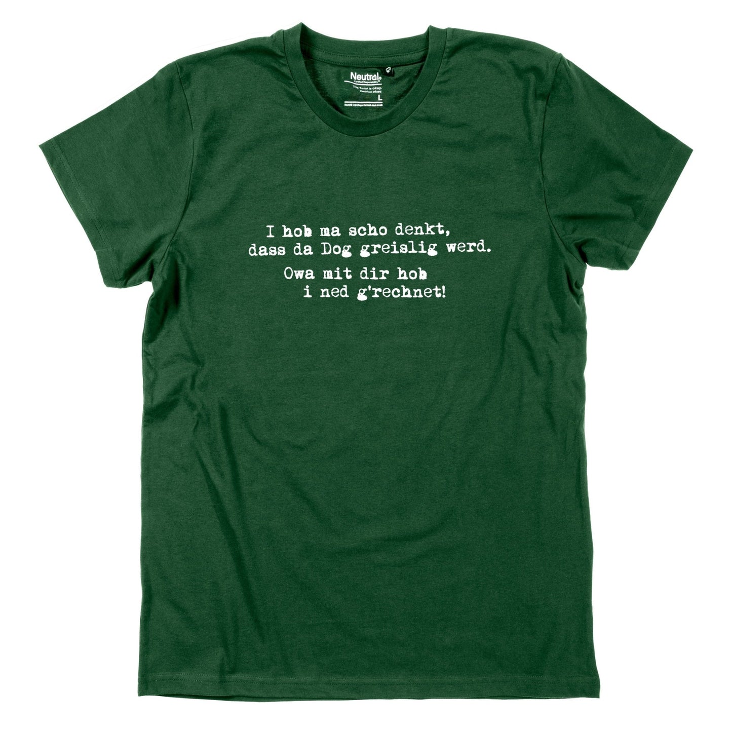 Herren - Shirt "Greislig werd" - meinherzschlag.de