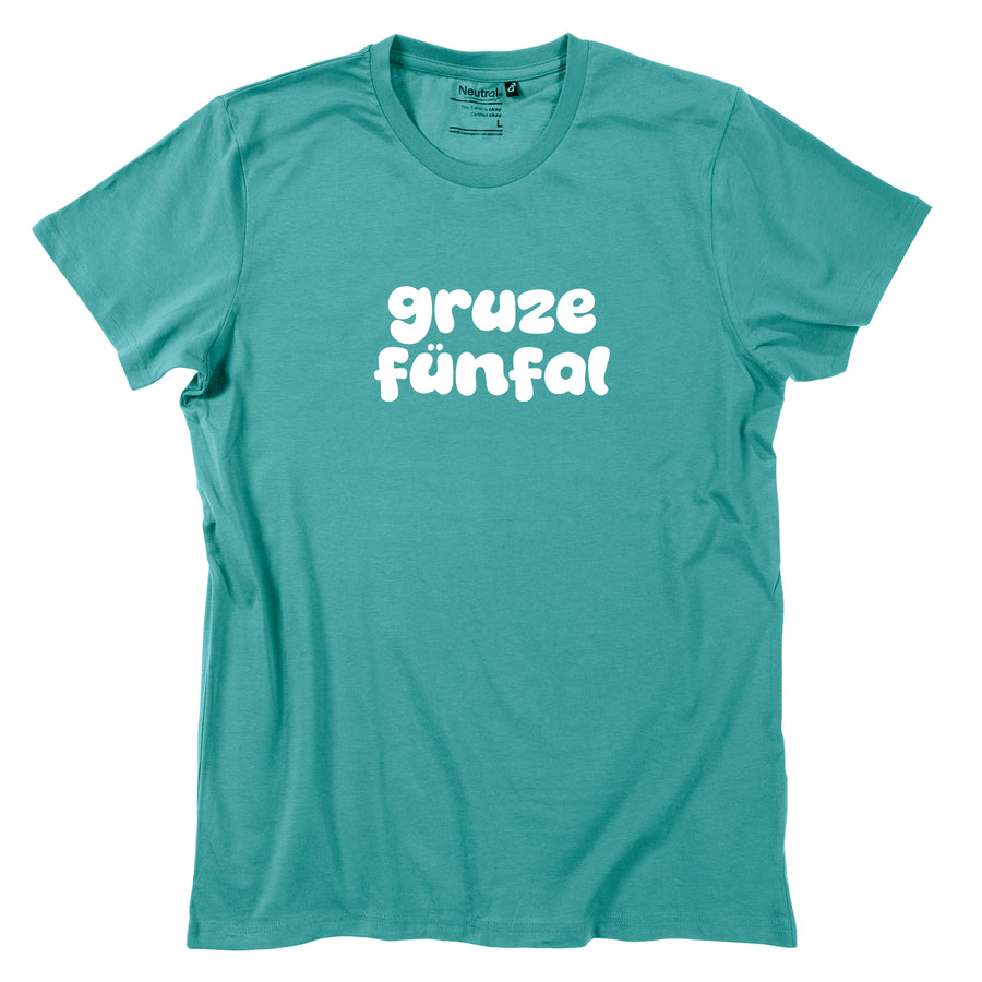 Herren-Shirt "gruze fünfal" von meinherzschlag – Produktbild 6 von 8.