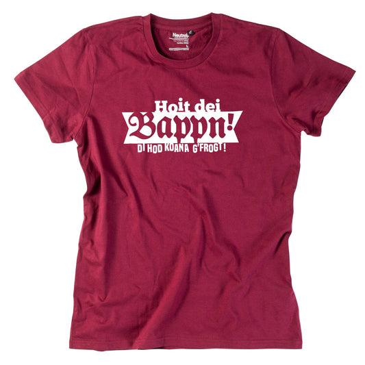 Herren - Shirt "Hoit dei Bappn!" - meinherzschlag.de