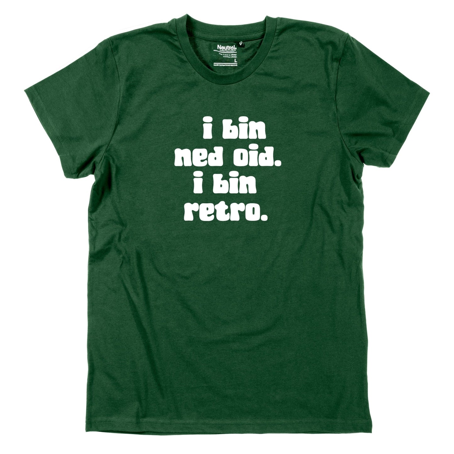 Herren - Shirt "I bin ned oid. I bin retro." - meinherzschlag.de