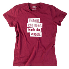 Herren-Shirt "I hob des scho kapiert"
