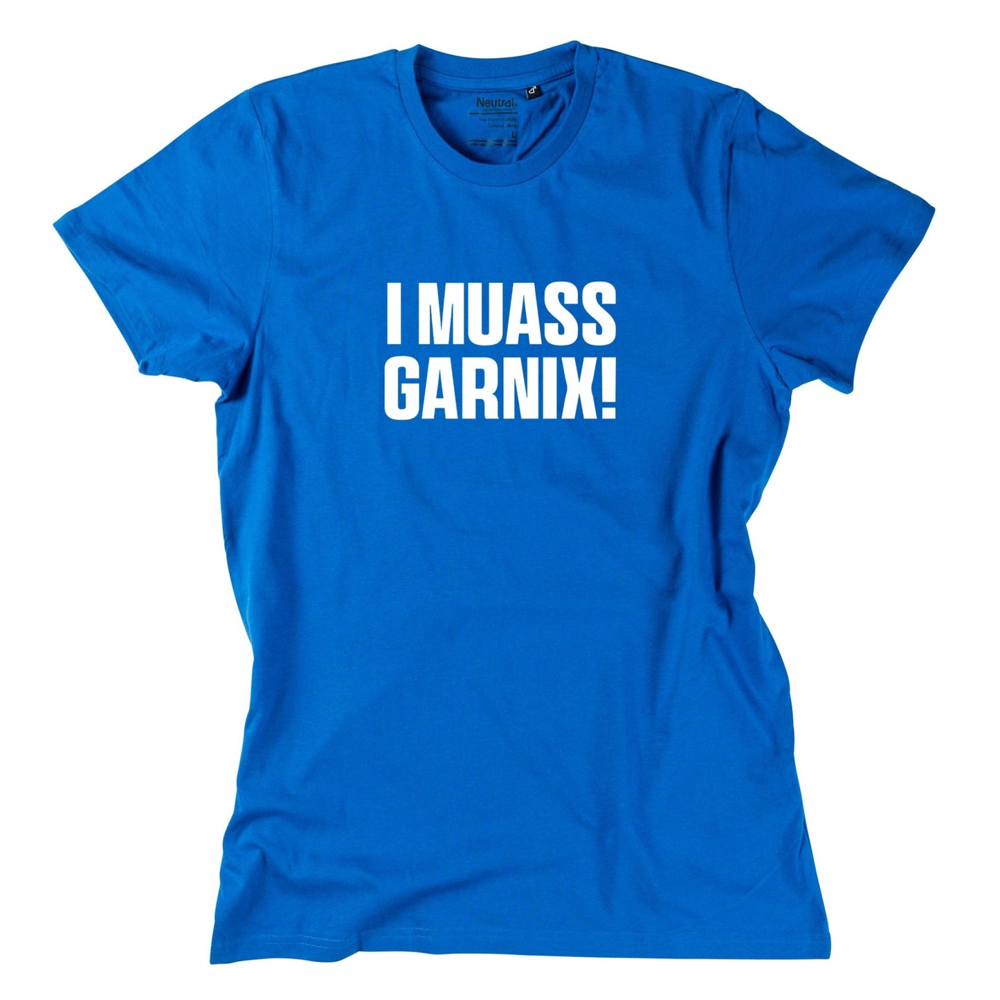 Herren - Shirt "I muass garnix!" - meinherzschlag.de