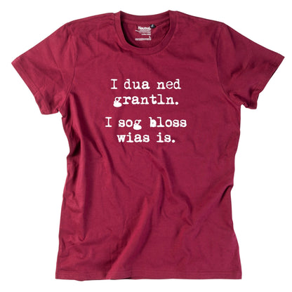 Herren - Shirt "I sog bloss wia's is" - meinherzschlag.de