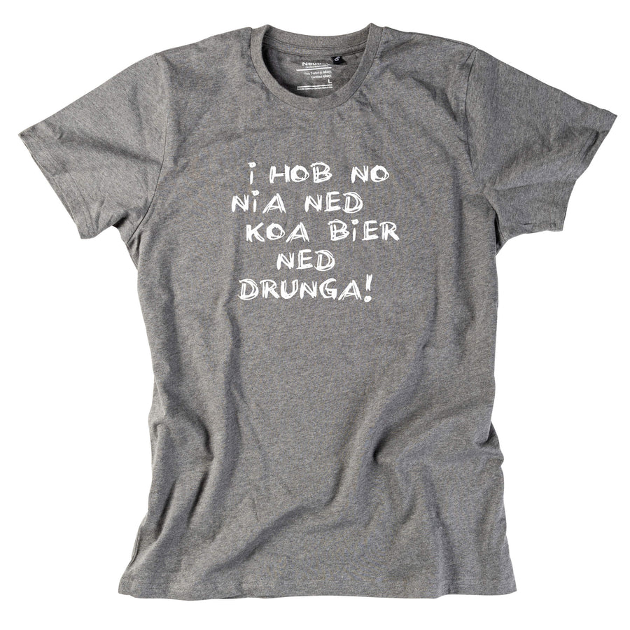 Herren - Shirt "Koa Bier ned drunga!" - meinherzschlag.de