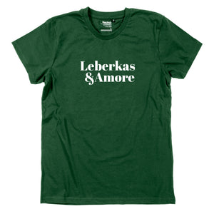 Herren-Shirt "Leberkas & Amore" von meinherzschlag – Produktbild 2 von 8.