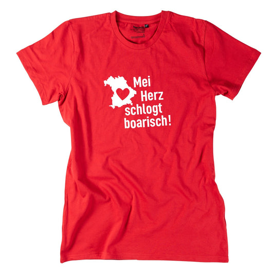 Herren - Shirt "Mei Herz schlogt boarisch" - meinherzschlag.de