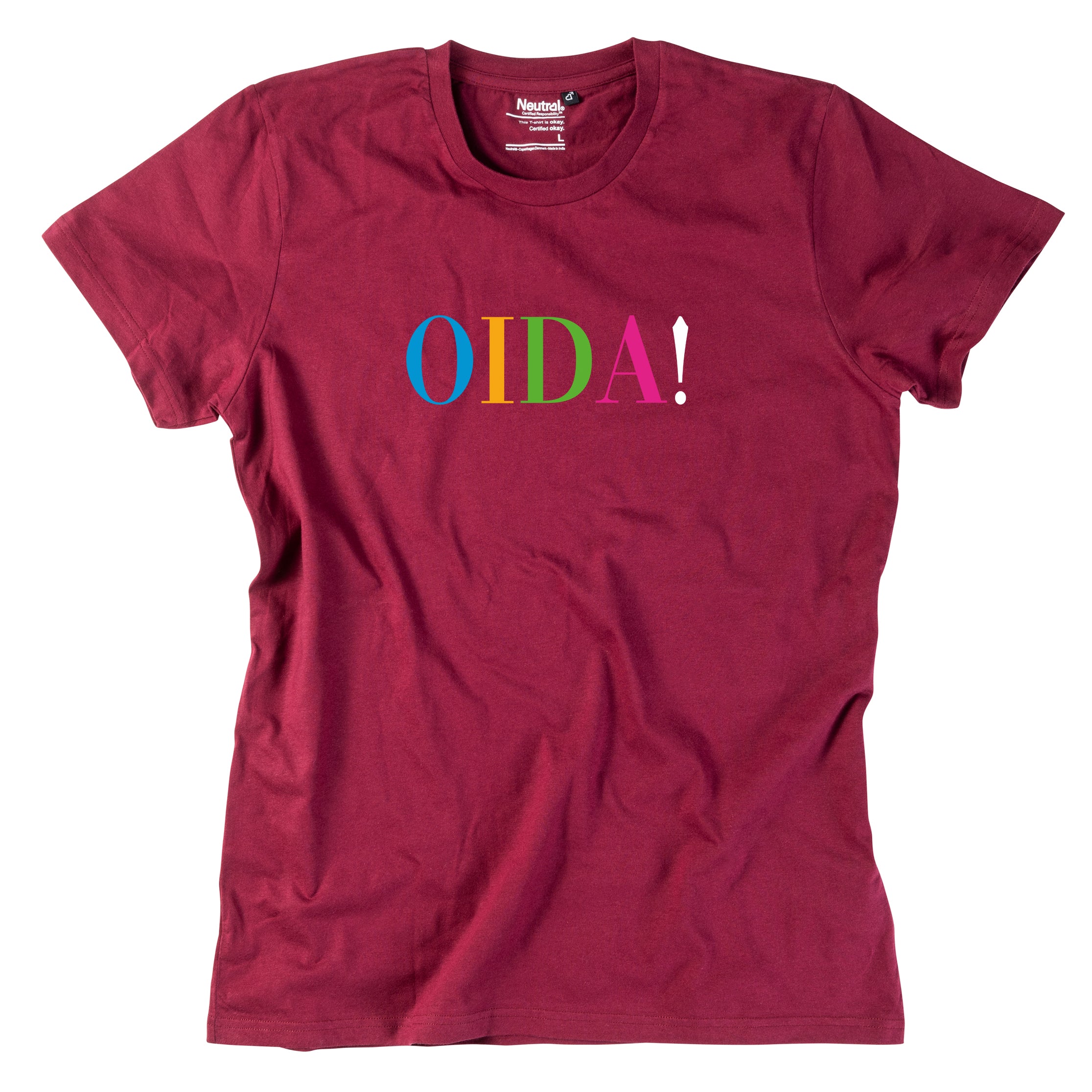 Herren-Shirt &quot;OIDA!&quot; bunt *Limited Edition*