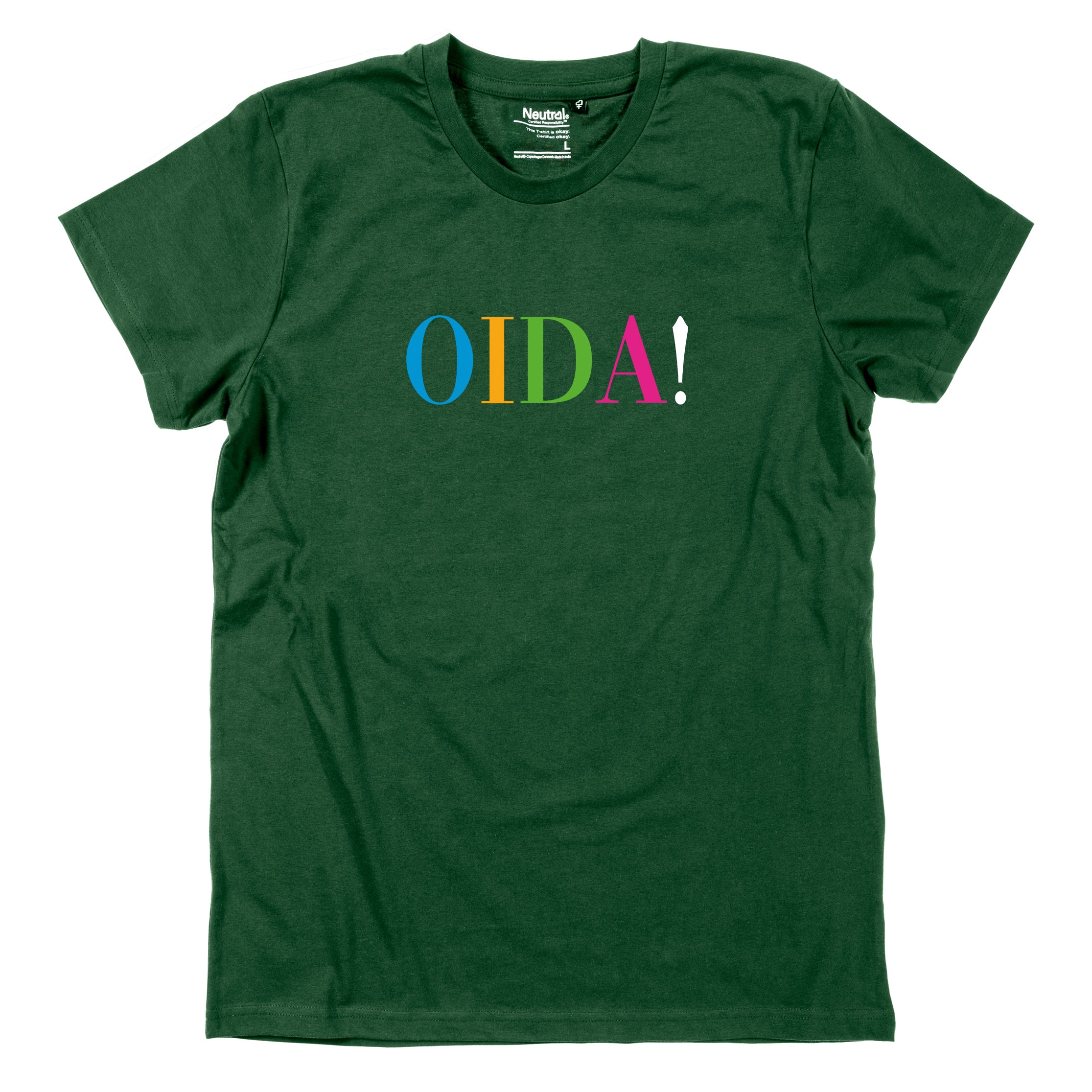 Herren-Shirt &quot;OIDA!&quot; bunt *Limited Edition*