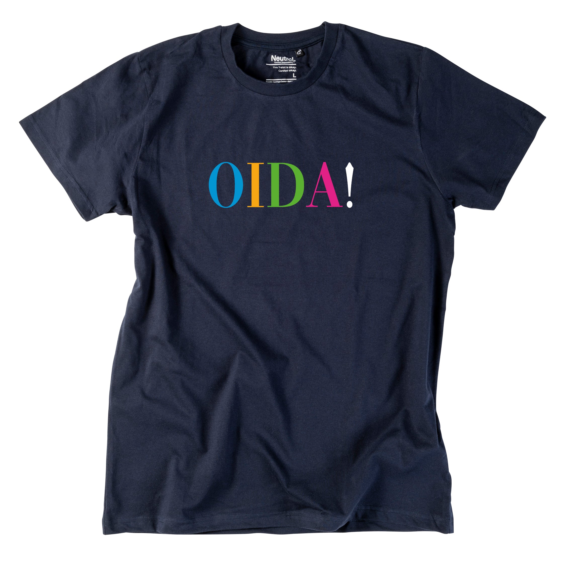 Herren-Shirt &quot;OIDA!&quot; bunt *Limited Edition*