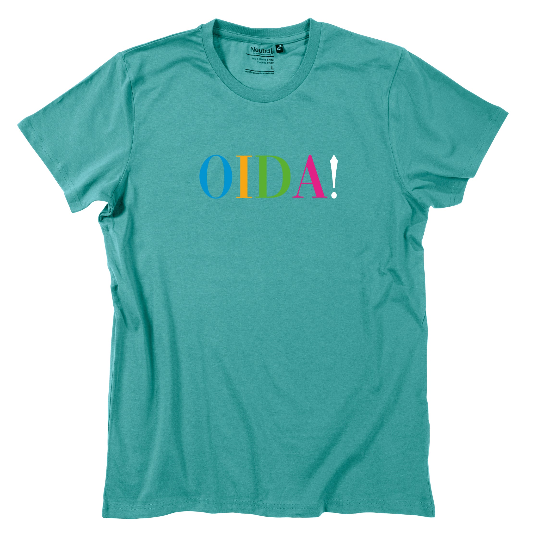 Herren-Shirt &quot;OIDA!&quot; bunt *Limited Edition*