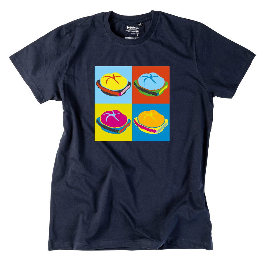 Herren - Shirt "Popart Leberkas" - meinherzschlag.de