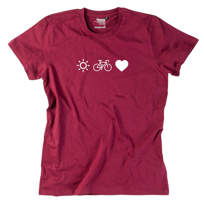 Herren - Shirt "Radl, Sun & Herzl" - meinherzschlag.de