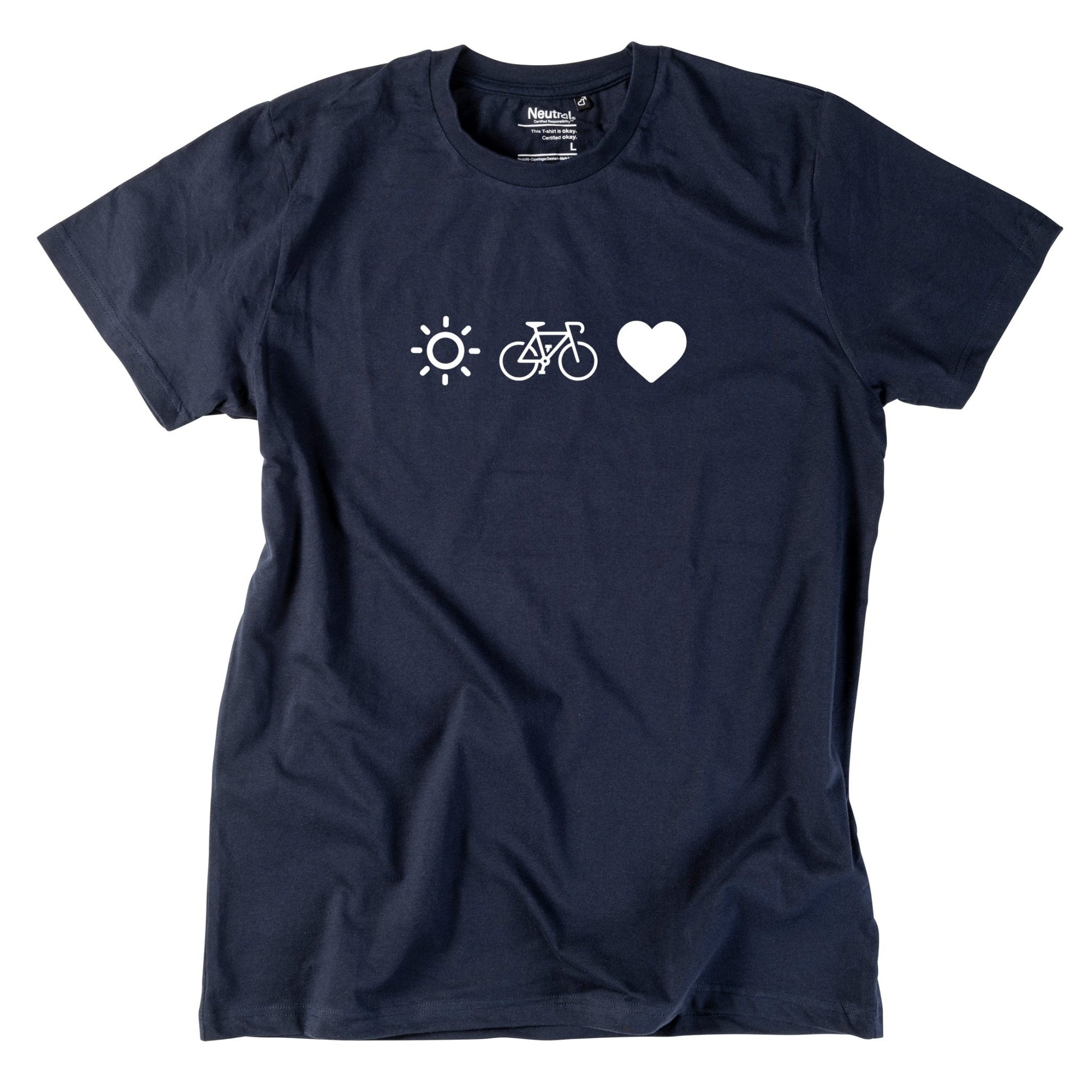 Herren - Shirt "Radl, Sun & Herzl" - meinherzschlag.de