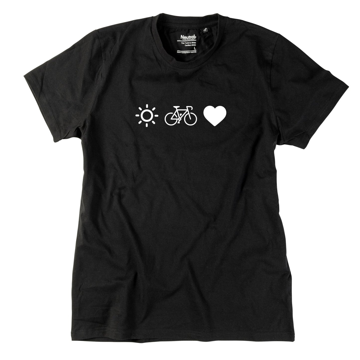 Herren - Shirt "Radl, Sun & Herzl" - meinherzschlag.de